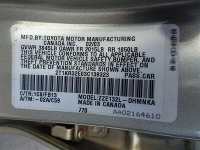 2003 Toyota Matrix XR   - Photo 32 - Cincinnati, OH 45255