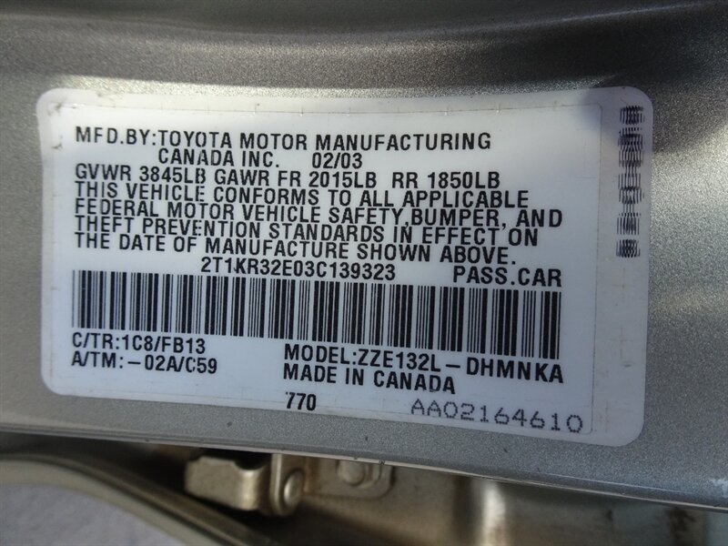 2003 Toyota Matrix XR - Photo 32 - Cincinnati, OH 45255