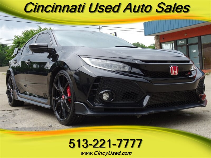 Crystal Black Pearl 2018 Honda Civic Type R Touring FWD Hatchback Front-Wheel Drive 6-Speed Manual