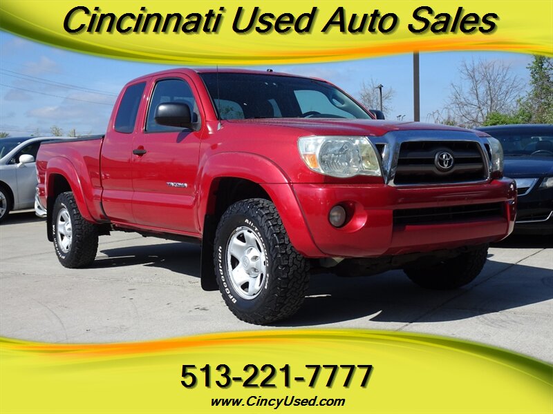 Barcelona Red Metallic 2009 Toyota Tacoma Access Cab V6 4WD Pickup Truck Four-Wheel Drive 6-Speed Manual