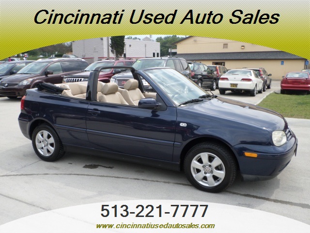 2001 Volkswagen Cabrio Glx For In Cincinnati Oh Stock 11480