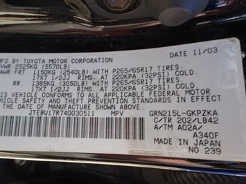 2004 Toyota 4Runner Limited   - Photo 24 - Cincinnati, OH 45255