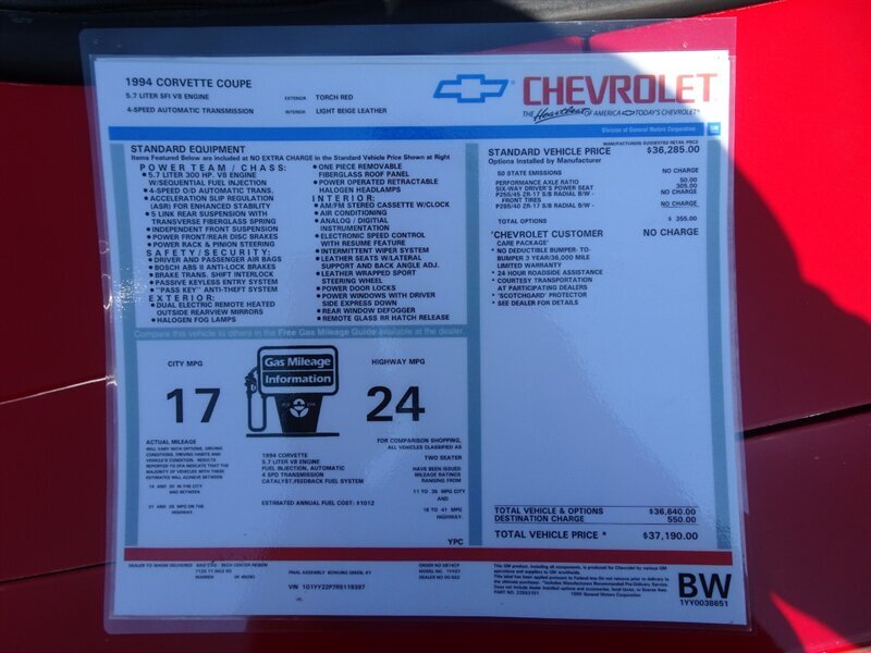 1994 Chevrolet Corvette - Photo 18 - Cincinnati, OH 45255