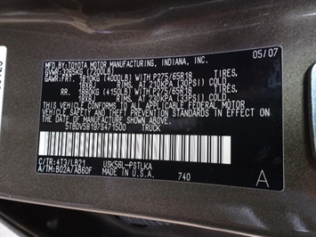 2007 Toyota Tundra Limited   - Photo 24 - Cincinnati, OH 45255