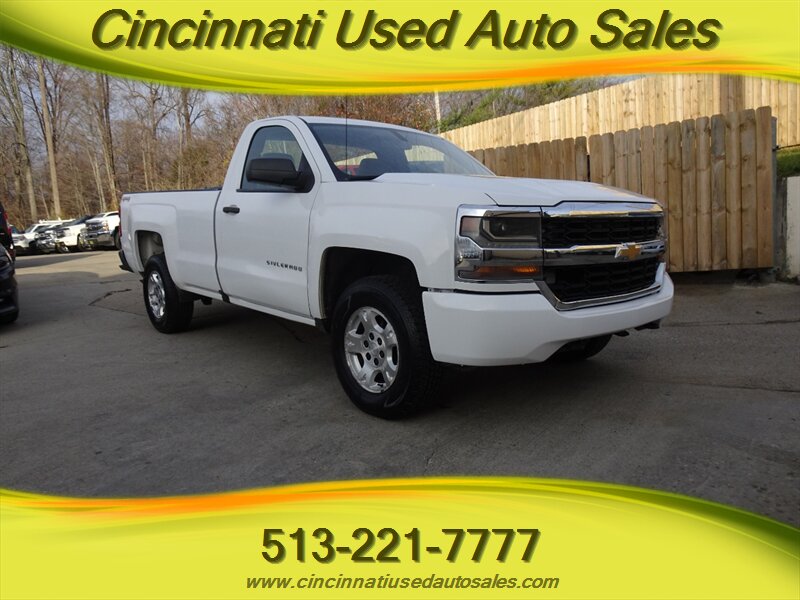 2016 Chevrolet Silverado 1500 Longbed Work Truck  5.3L V8 4X4 - Photo 1 - Cincinnati, OH 45255