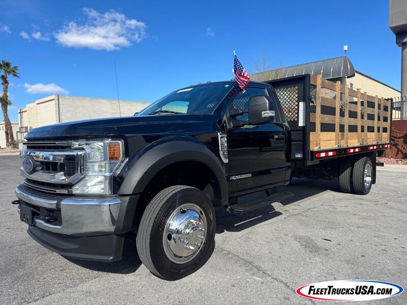 2021 Ford F-550 STAKE BED TRUCK  4WD w/ LIFT