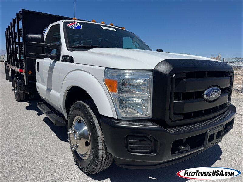 2015 Ford F-350 Super Duty XL  Supreme Stake Bed Truck w/ Heavy Duty Waltco Tuck Under Lift Gate
