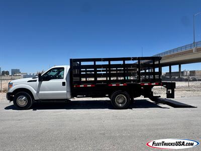 2015 Ford F-350 Super Duty XL  Supreme Stake Bed Truck w/ Heavy Duty Waltco Tuck Under Lift Gate - Photo 17 - Las Vegas, NV 89103