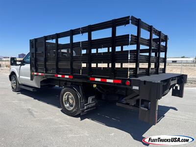 2015 Ford F-350 Super Duty XL  Supreme Stake Bed Truck w/ Heavy Duty Waltco Tuck Under Lift Gate - Photo 3 - Las Vegas, NV 89103