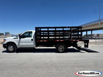 2015 Ford F-350 Super Duty XL  Supreme Stake Bed Truck w/ Heavy Duty Waltco Tuck Under Lift Gate - Photo 9 - Las Vegas, NV 89103