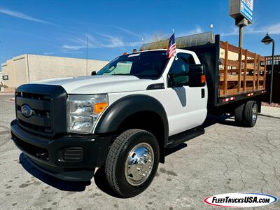 2013 Ford F-550 DRW - DUALLY - 14' STAKE BED   - Photo 2 - Las Vegas, NV 89103