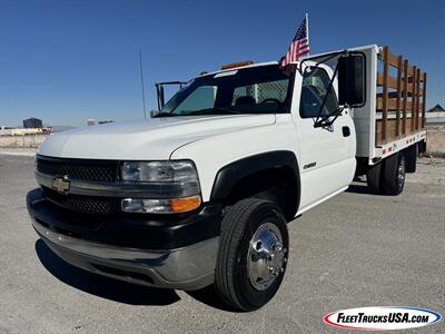 2002 Chevrolet 3500 DRW Stakebed with Heavy Duty Waltco Lift in Shocking  Showroom Condition! Dual Rear Wheel