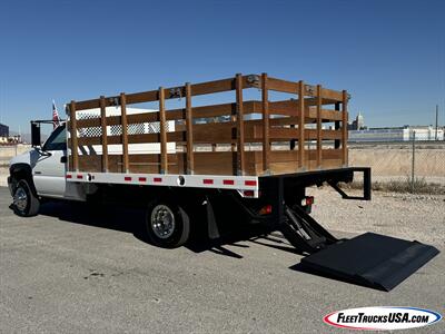 2002 Chevrolet 3500 DRW Stakebed with Heavy Duty Waltco Lift in Shocking  Showroom Condition! Dual Rear Wheel