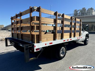 2002 Chevrolet 3500 DRW Stakebed with Heavy Duty Waltco Lift in Shocking  Showroom Condition! Dual Rear Wheel