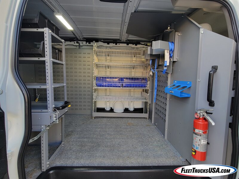 2017 Chevrolet Express 2500  Cargo Van w/ Curb-Side Fold Down Ladder Rack, Bins, Bulkhead, Etc