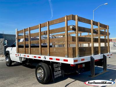 2007 Chevrolet Silverado 3500 WT, Stake Bed, Flat Bed, DRW, Dual Rear Wheel  11' Stake Bed - Photo 1 - Las Vegas, NV 89103