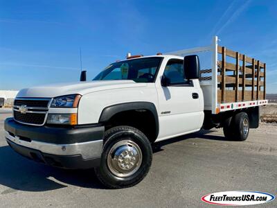 2007 Chevrolet Silverado 3500 WT, Stake Bed, Flat Bed, DRW, Dual Rear Wheel  11' Stake Bed - Photo 7 - Las Vegas, NV 89103