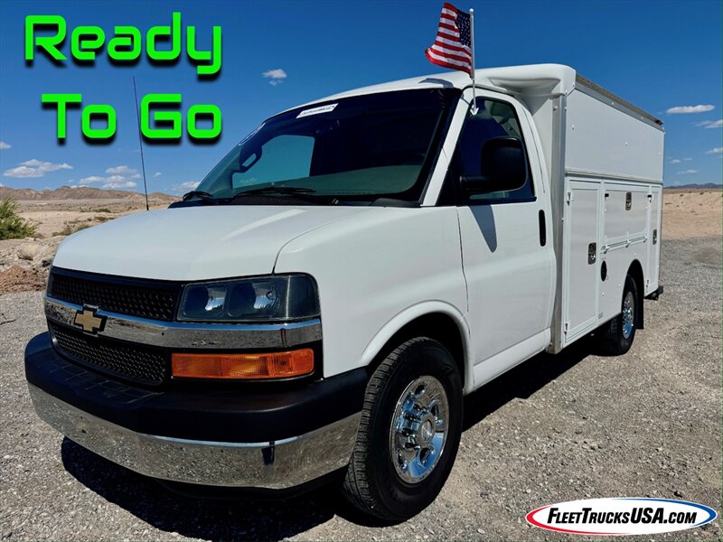 2017 Chevrolet Express 3500 Cutaway SRW  w/ SUPREME KUV Utility Service Body