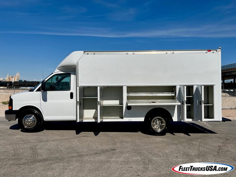 2011 Chevrolet Express 3500  KUV Style Cube Van / Utility Service Body