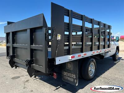 2016 Chevrolet Silverado 3500HD CC Work Truck  12 foot Stake Bed w/ Thieman Heavy Duty Lift - Photo 4 - Las Vegas, NV 89103