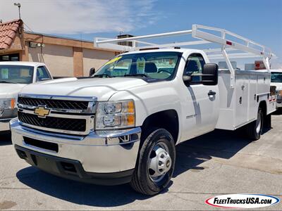 2011 Chevrolet Silverado 3500HD CC Work Truck  Contractors Utility Service Bed - Photo 4 - Las Vegas, NV 89103