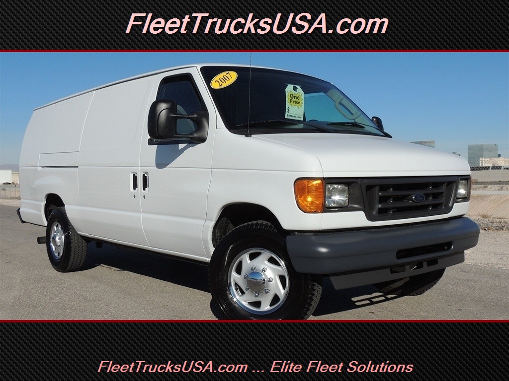 07 Ford E Series Cargo E 350 50 Econoline Turbo Diesel Cargo Van For Sale In Las Vegas Nv Stock B