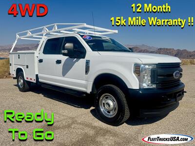 2019 Ford F-250 XL Super Duty 4WD = FOUR WHEEL DRIVE  W/ TELESCOPIC ENCLOSED KNAPHEIDE UTILITY SERVICE BED - Photo 1 - Las Vegas, NV 89103