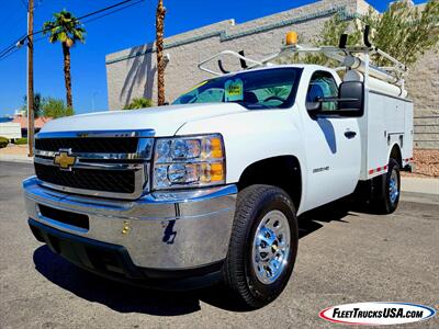 2011 Chevrolet Silverado 3500HD CC 4WD  Work Truck 3500  Wellbuilt Utility Bed, Onan Generator - Photo 19 - Las Vegas, NV 89103