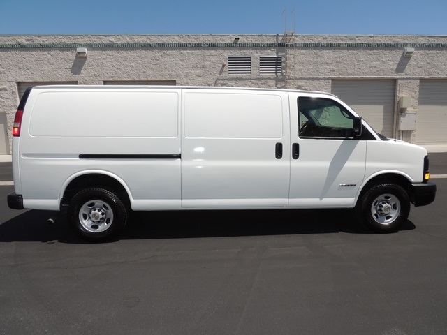 chevy express 3500 extended cargo van for sale