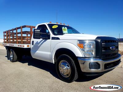 2012 Ford F-350 Super Duty XL  DUALLY w/ 12' STAKE BED & MAXON LIFT GATE - 6.2L GAS, 2WD - Photo 2 - Las Vegas, NV 89103