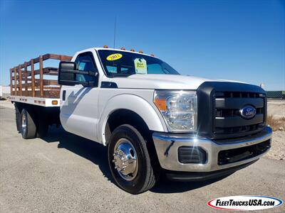 2012 Ford F-350 Super Duty XL  DUALLY w/ 12' STAKE BED & MAXON LIFT GATE - 6.2L GAS, 2WD - Photo 17 - Las Vegas, NV 89103