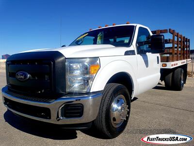 2012 Ford F-350 Super Duty XL  DUALLY w/ 12' STAKE BED & MAXON LIFT GATE - 6.2L GAS, 2WD - Photo 90 - Las Vegas, NV 89103