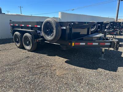 2024 DELCO DUMP TRAILER 12K BUMPER PULL -DT31232  