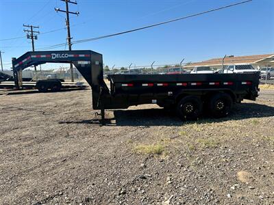 2025 DELCO 14K GOOSENECK DUMP TRAILER D414   - Photo 2 - Ridgecrest, CA 93555