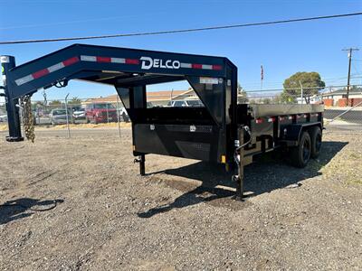 2025 DELCO 14K GOOSENECK DUMP TRAILER D414   - Photo 1 - Ridgecrest, CA 93555