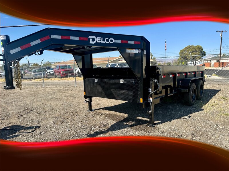 2025 DELCO 14K GOOSENECK DUMP TRAILER D414