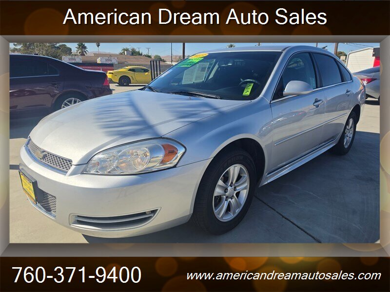 Silver 2013 Chevrolet Impala Sedan Front-Wheel Drive Automatic