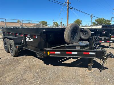 2024 DELCO DUMP TRAILER 14K BUMPER PULL -DT31187   - Photo 3 - Ridgecrest, CA 93555