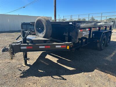 2024 DELCO DUMP TRAILER 14K BUMPER PULL -DT31187  