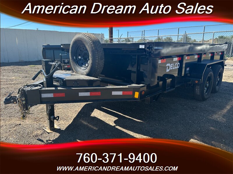 2024 DELCO DUMP TRAILER 14K BUMPER PULL -DT31187