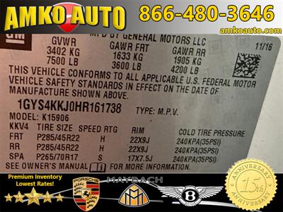 2017 Cadillac Escalade ESV Platinum   - Photo 51 - Laurel, MD 20724