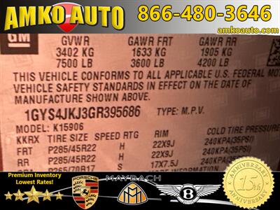 2016 Cadillac Escalade ESV Premium Collection   - Photo 52 - Laurel, MD 20724