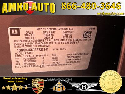 2015 Chevrolet Suburban LT   - Photo 51 - Laurel, MD 20724