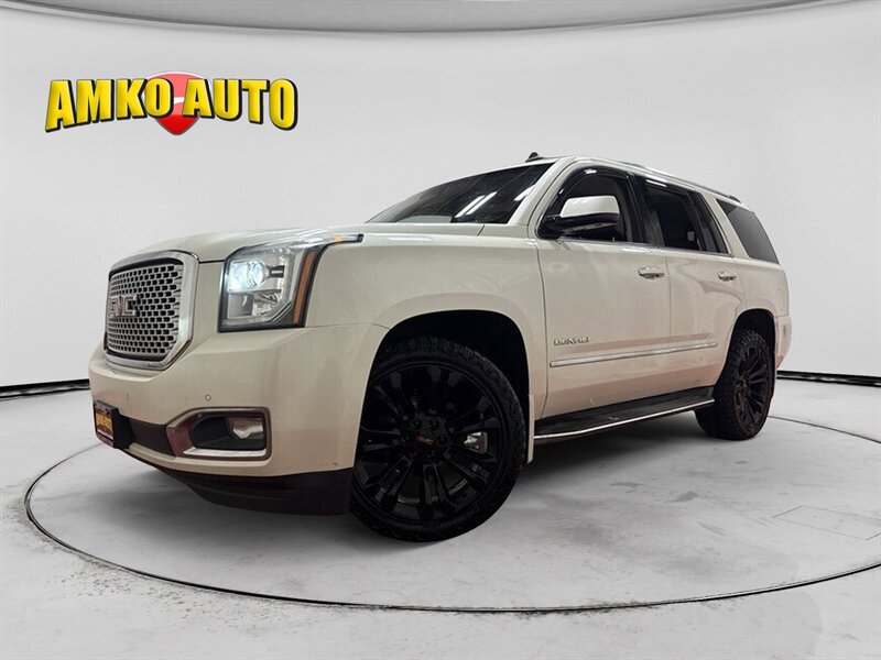 Summit White 2015 GMC Yukon Denali 4WD SUV / Crossover Four-Wheel Drive Automatic