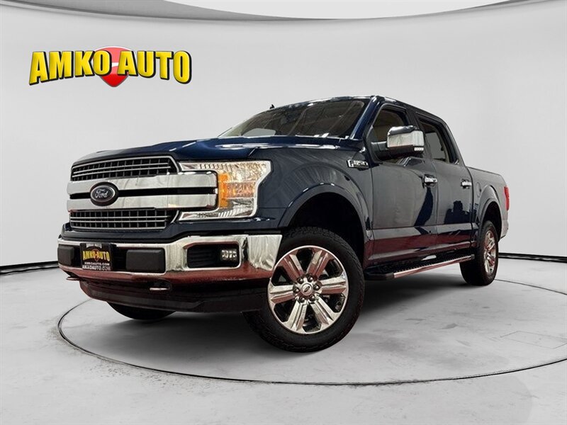Blue Jeans 2018 Ford F-150 Lariat SuperCrew 4WD Pickup Truck Four-Wheel Drive Automatic