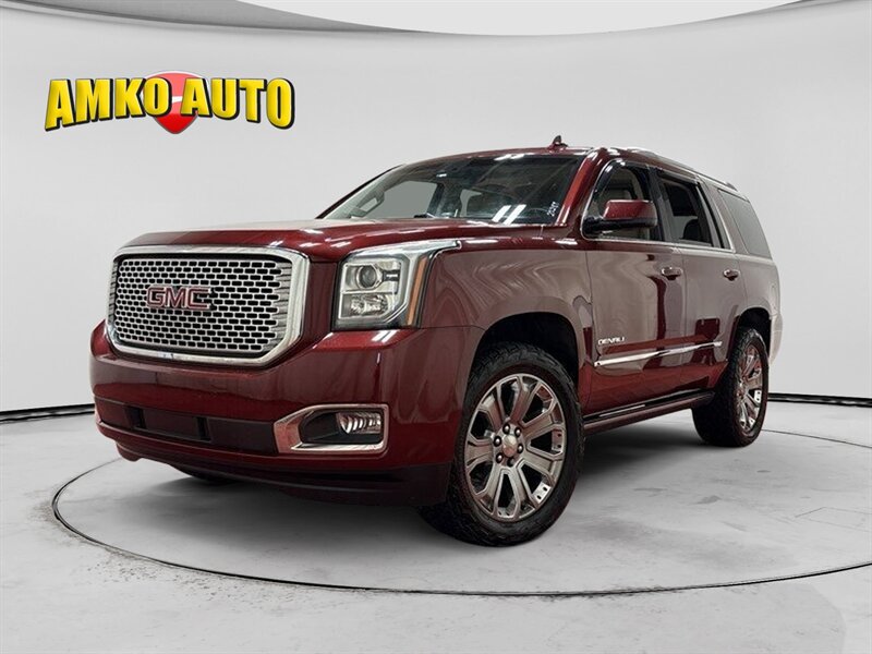 Burgandy 2016 GMC Yukon Denali 4WD SUV / Crossover Four-Wheel Drive Automatic