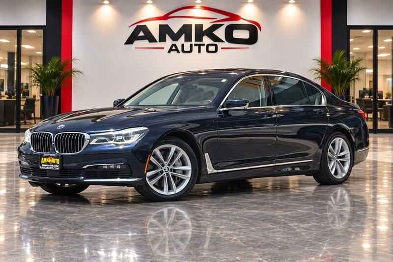 Imperial Blue Metallic 2016 BMW 7 Series Sedan All-Wheel Drive Automatic