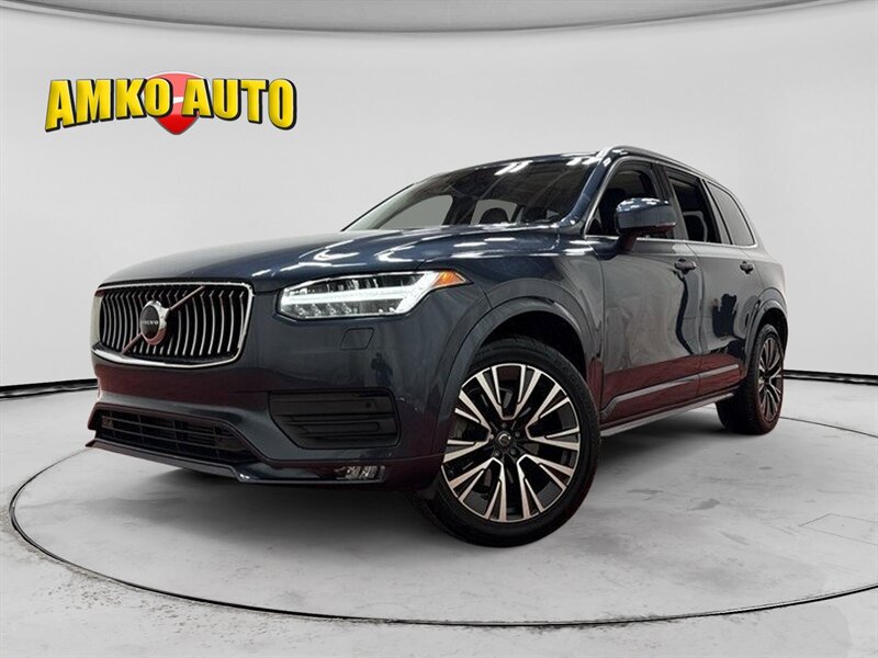 Denim Blue Metallic 2021 Volvo XC90 T6 Momentum 6-Passenger AWD SUV / Crossover All-Wheel Drive Automatic