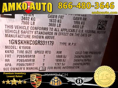 2016 Chevrolet Suburban LT - Photo 54 - Temple Hills, MD 20748