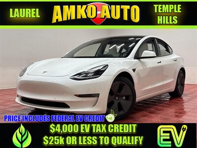 2021 Tesla Model 3 Long Range   - Photo 1 - Laurel, MD 20724